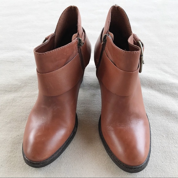 Steve by Steve Madden Brown Block Booties - Picture 2 of 6